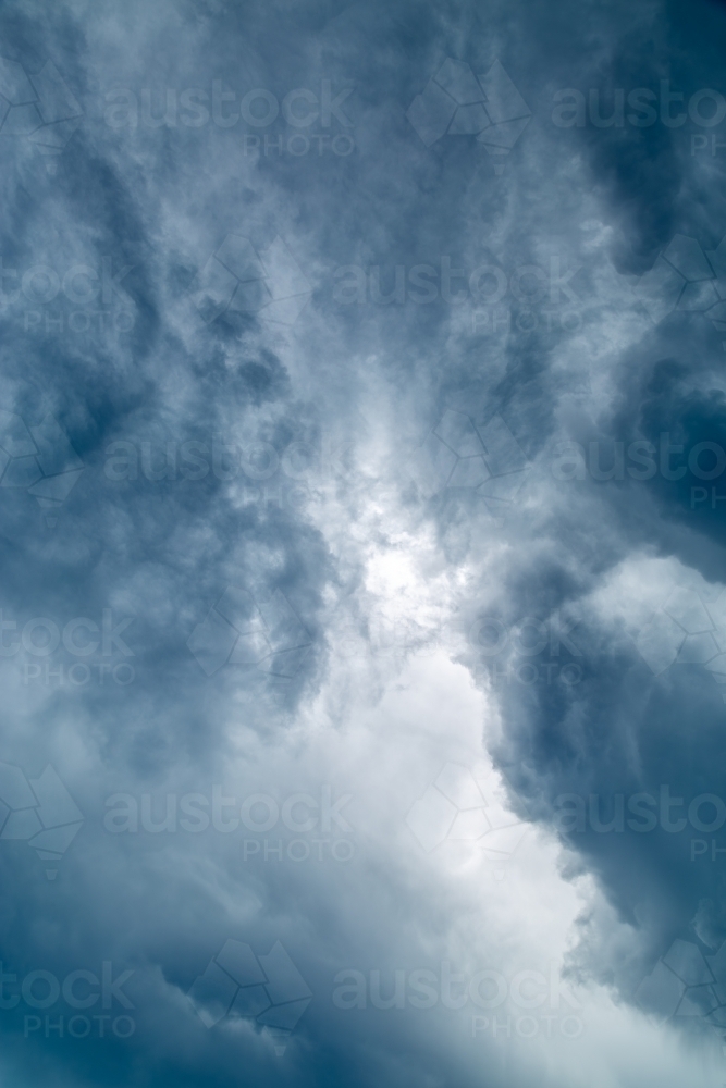 Dark and ominous storm clouds. - Australian Stock Image