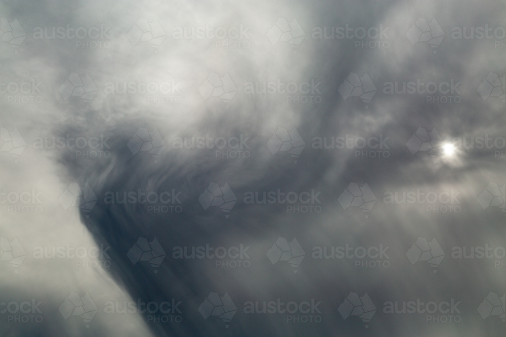 Dark and ominous storm clouds. - Australian Stock Image