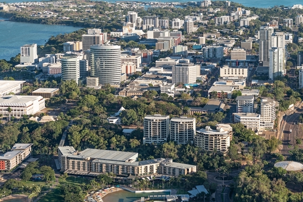 Darwin city aerial - Australian Stock Image