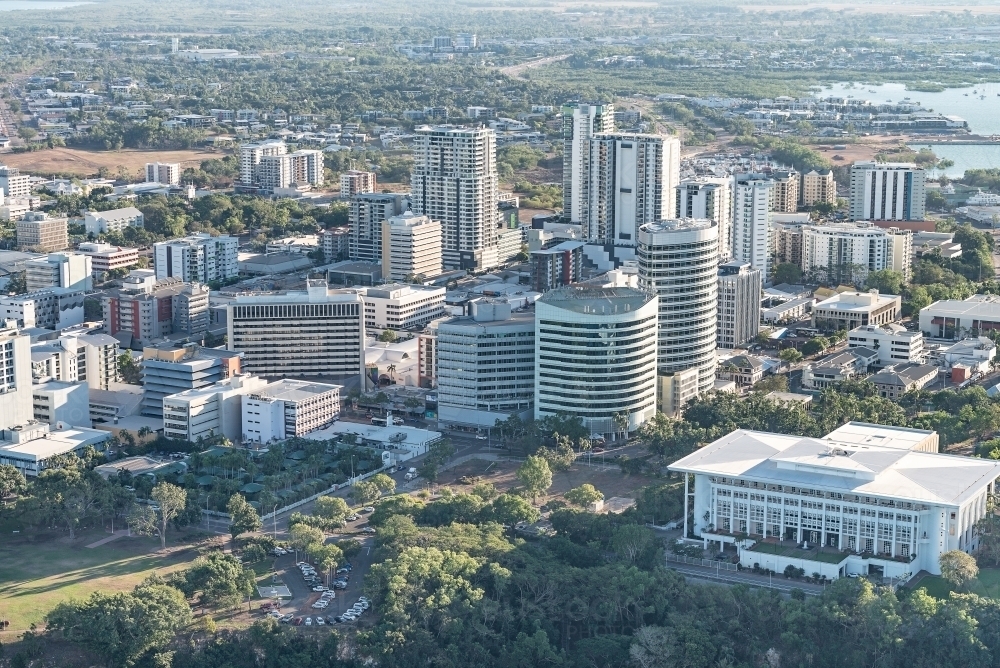 Darwin city aerial - Australian Stock Image