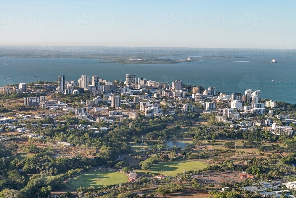 Darwin city aerial - Australian Stock Image