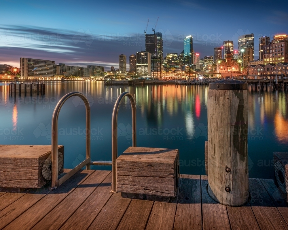 Dawn at Sydney Harbour - Australian Stock Image