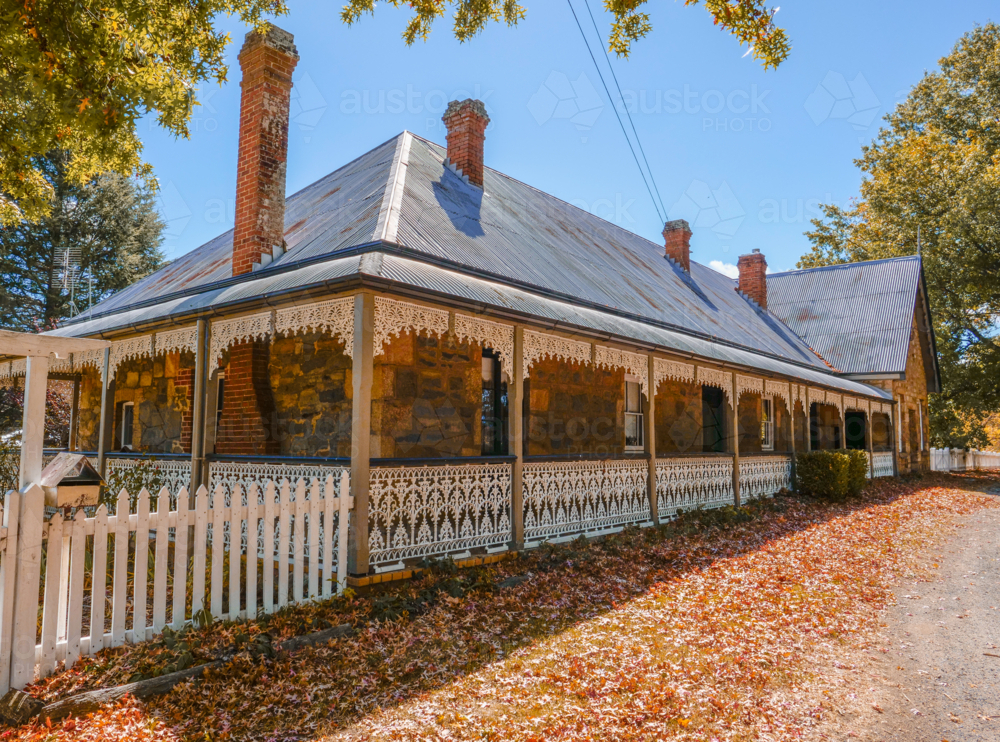 Deloraine, a historic house at the entrance to Tenterfield - Australian Stock Image