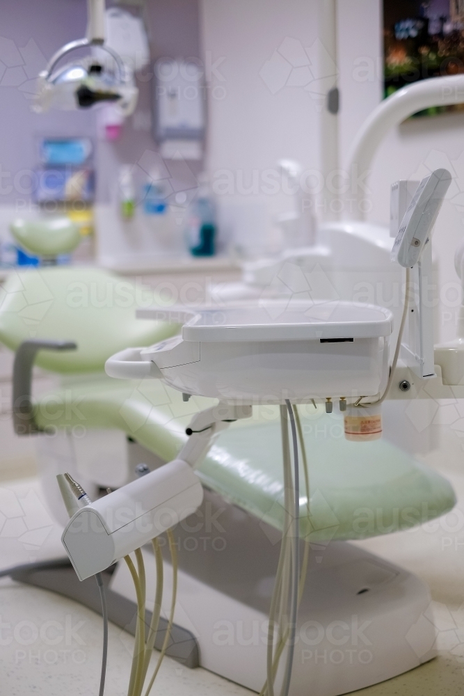 Dental equipment and chair - Australian Stock Image