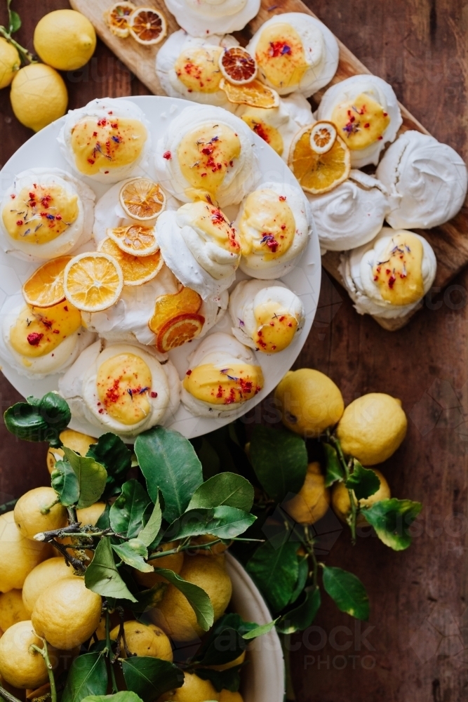 Dessert Tablescape at a Country Gathering - Australian Stock Image