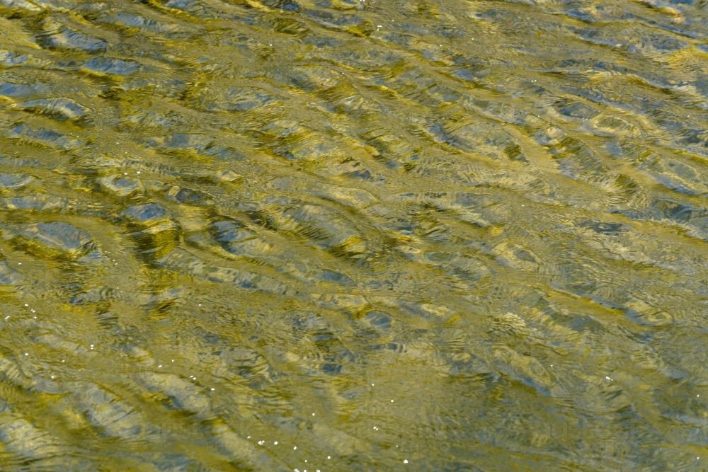 Detail shot of rippling water - Australian Stock Image