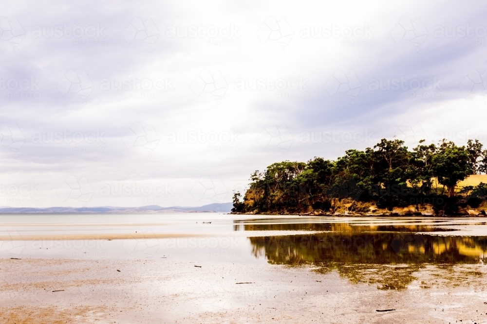 dramatic coastal scene, Tasman Peninsula - Australian Stock Image
