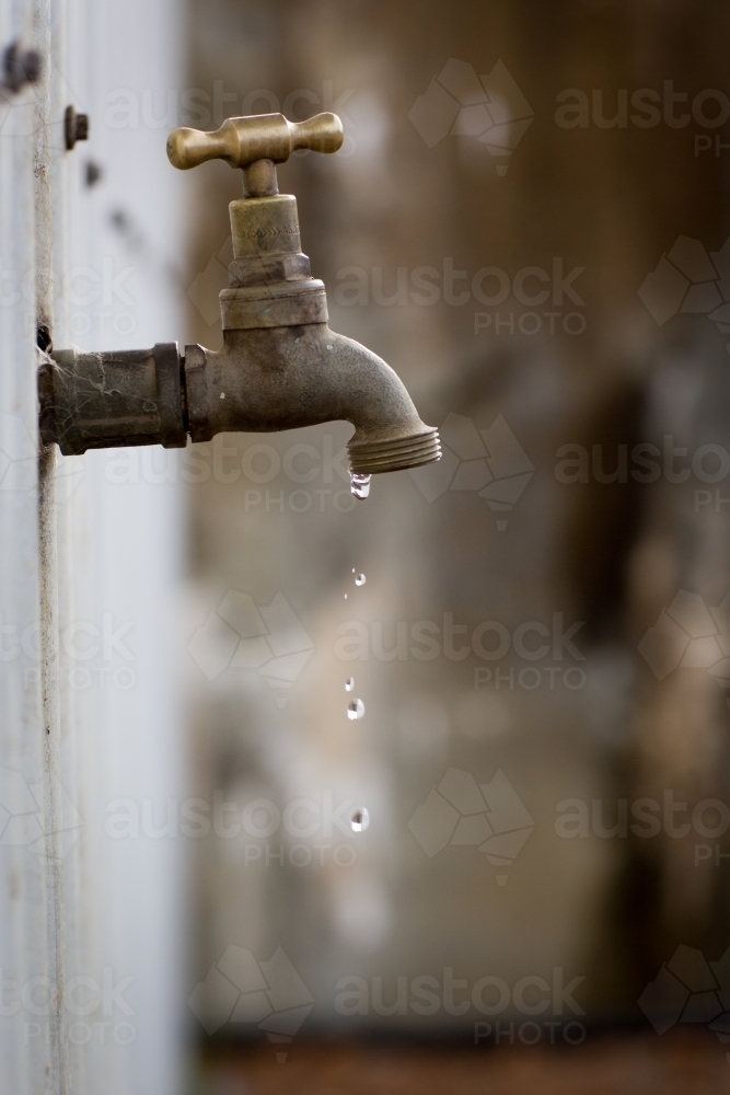 Dripping Tap - Australian Stock Image