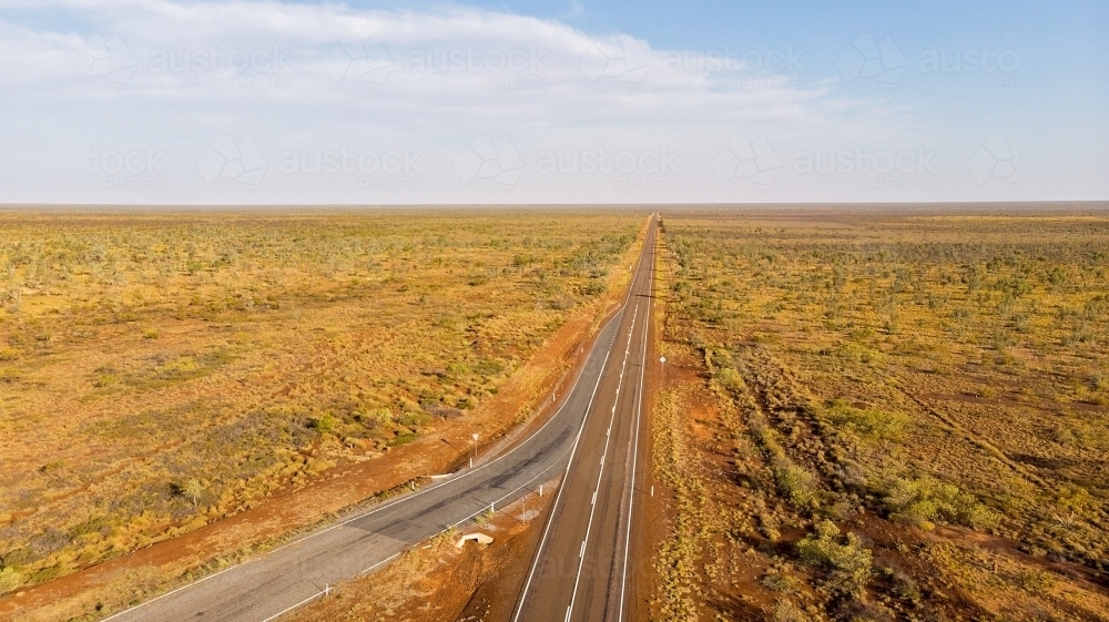 Drone images of remote area in Western Australia - Australian Stock Image