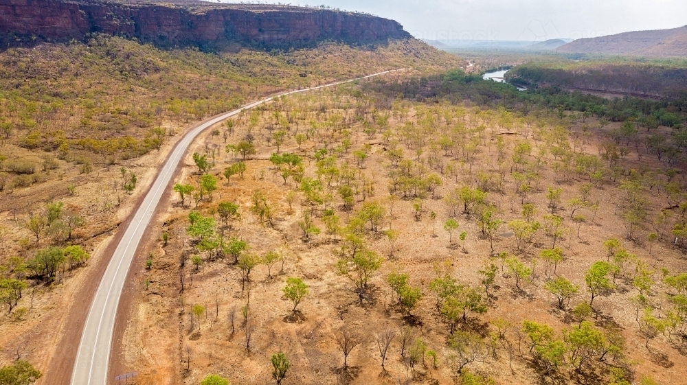 Drone images of remote area in Western Australia - Australian Stock Image