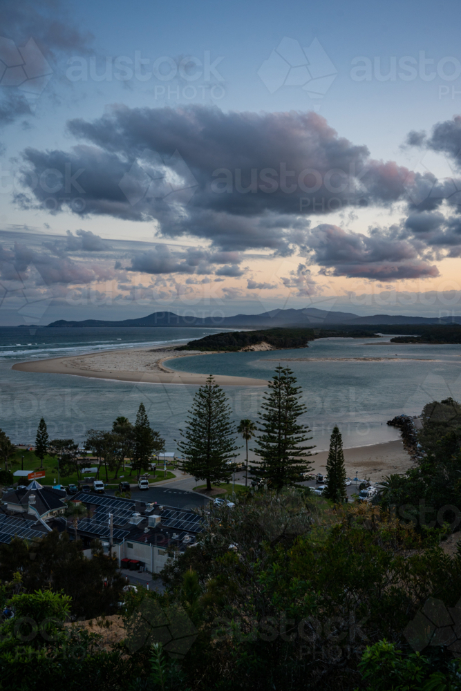 dusk in Nambucca heads - Australian Stock Image