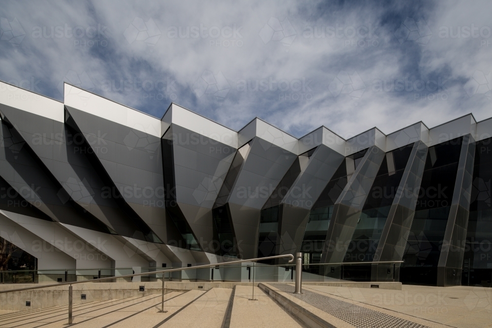 Dynamic Glass Building - Australian Stock Image