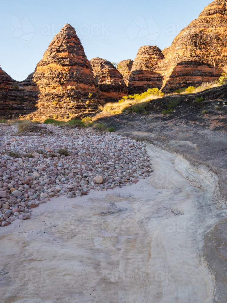 Early morning at the Bungle-Bungles, Purnululu National Park - Australian Stock Image