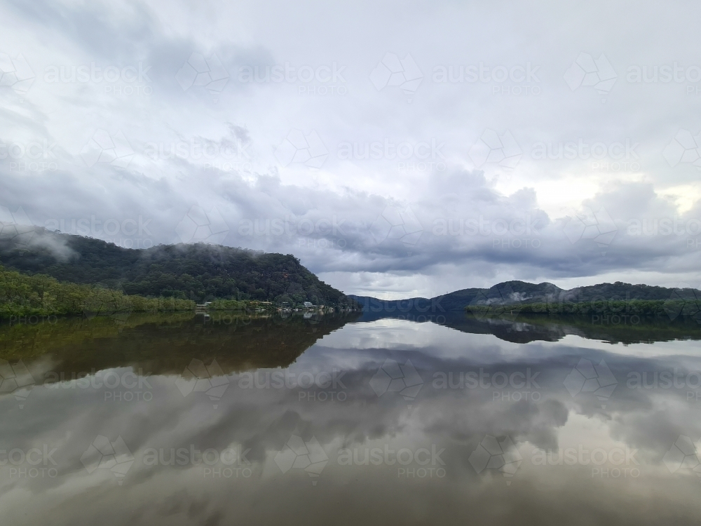 Early morning on the Hawkesbury River - Australian Stock Image
