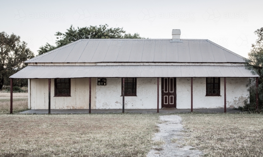 Early Settlers home - Australian Stock Image