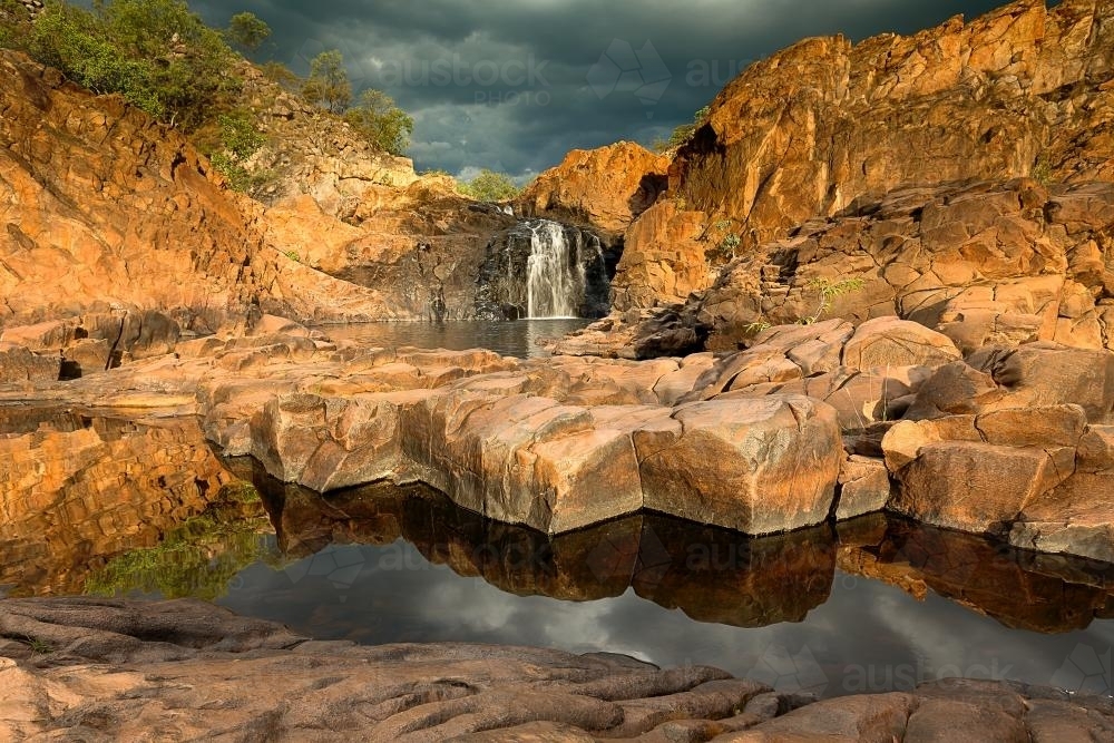 Edith Falls, Nitmiluk National Park - Australian Stock Image