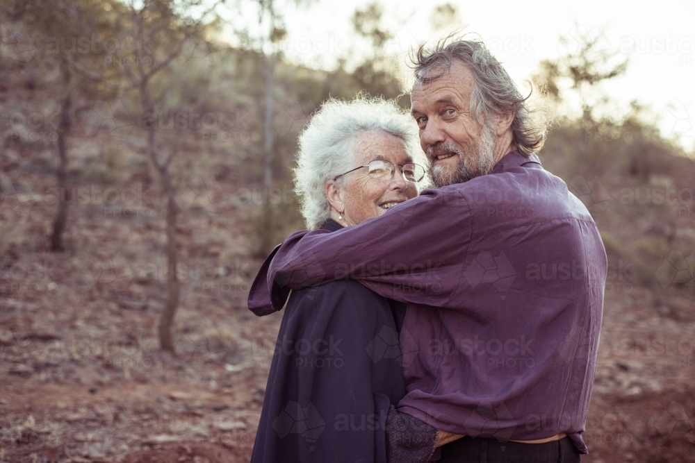 Elderly couple together - Australian Stock Image