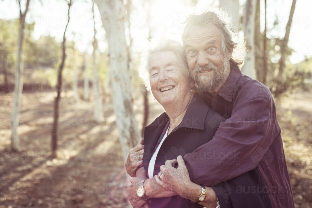 Elderly couple together - Australian Stock Image