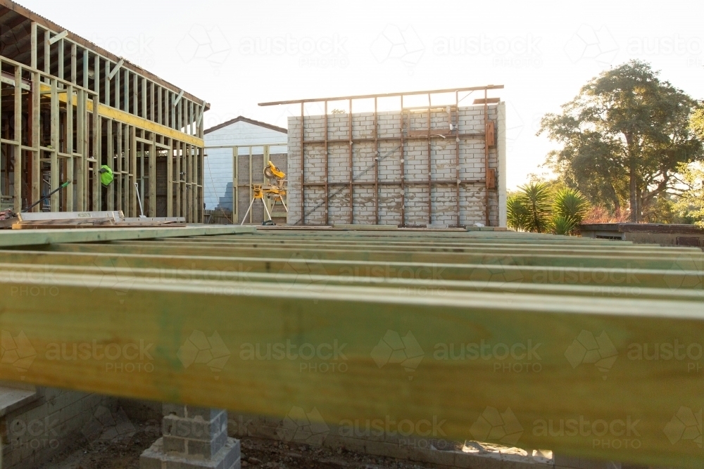 Empty Construction Site - Australian Stock Image