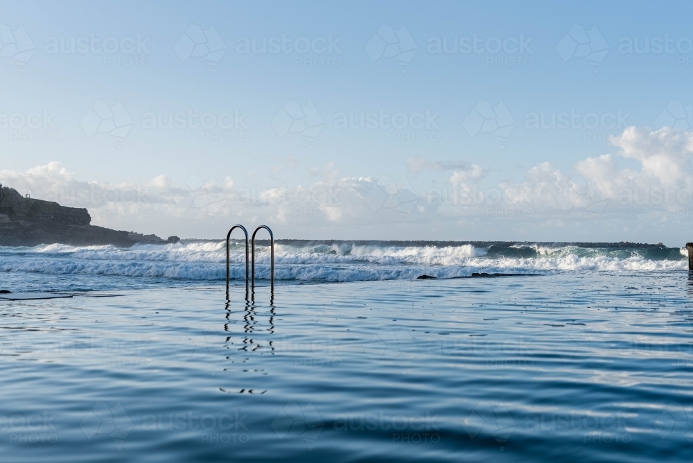 Empty ocean pool - Australian Stock Image
