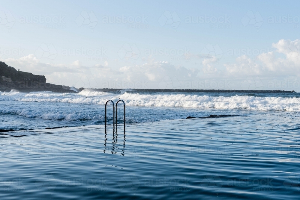 Empty ocean pool - Australian Stock Image