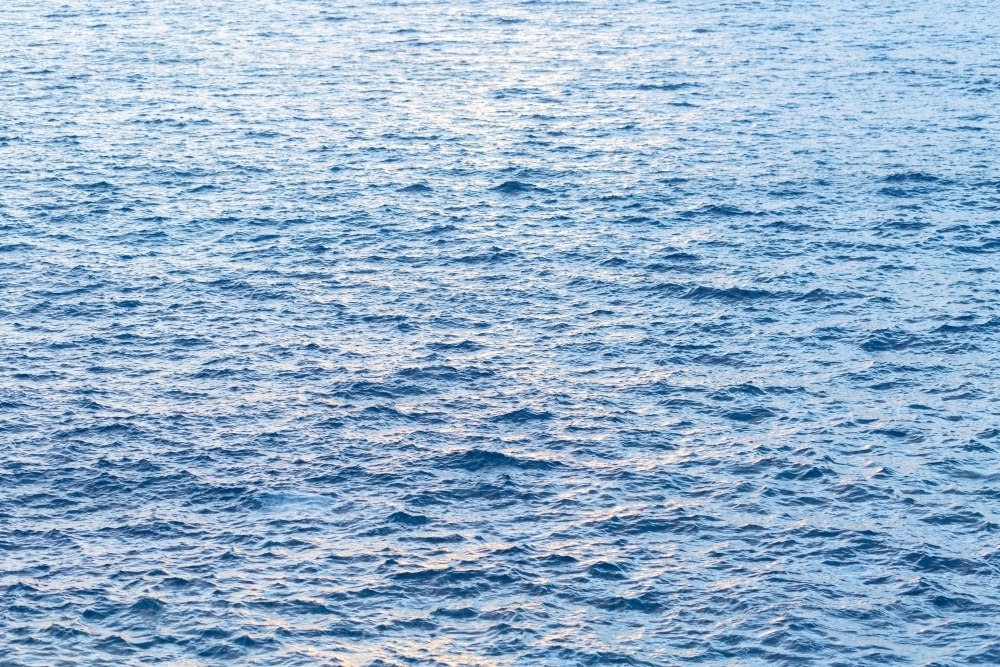 Image of Expanse of blue ocean water Austockphoto