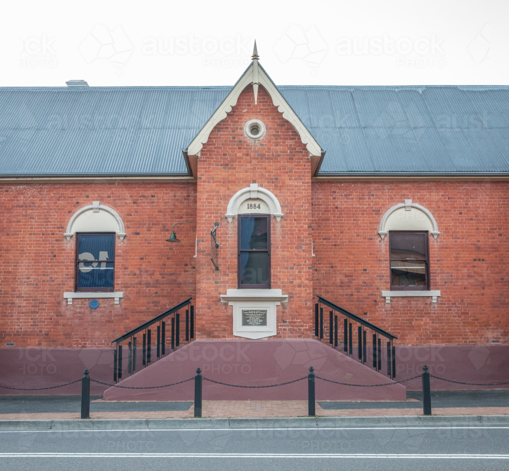 Facade of a historic old building - Australian Stock Image