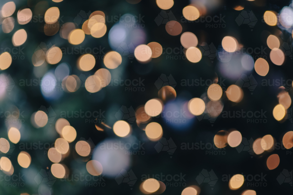 fairy light abstract - Australian Stock Image