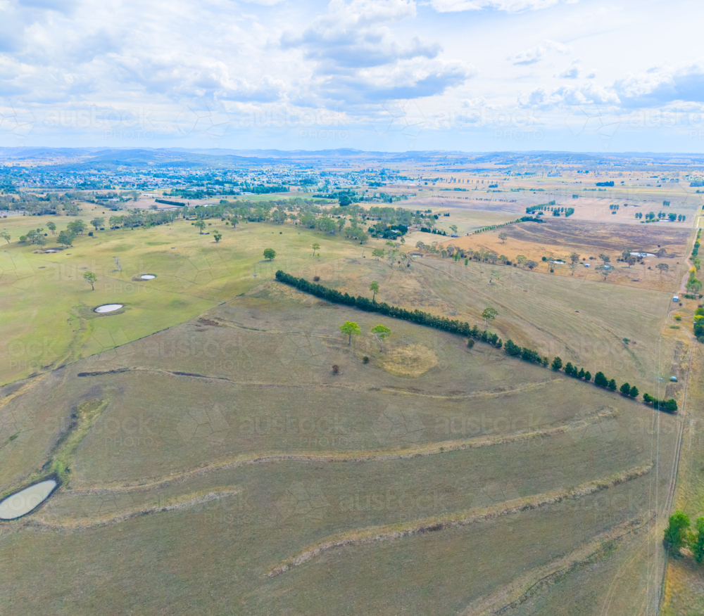Farm near Glen Innes, New South Wales - Australian Stock Image
