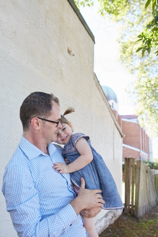 Father and daughter - Australian Stock Image
