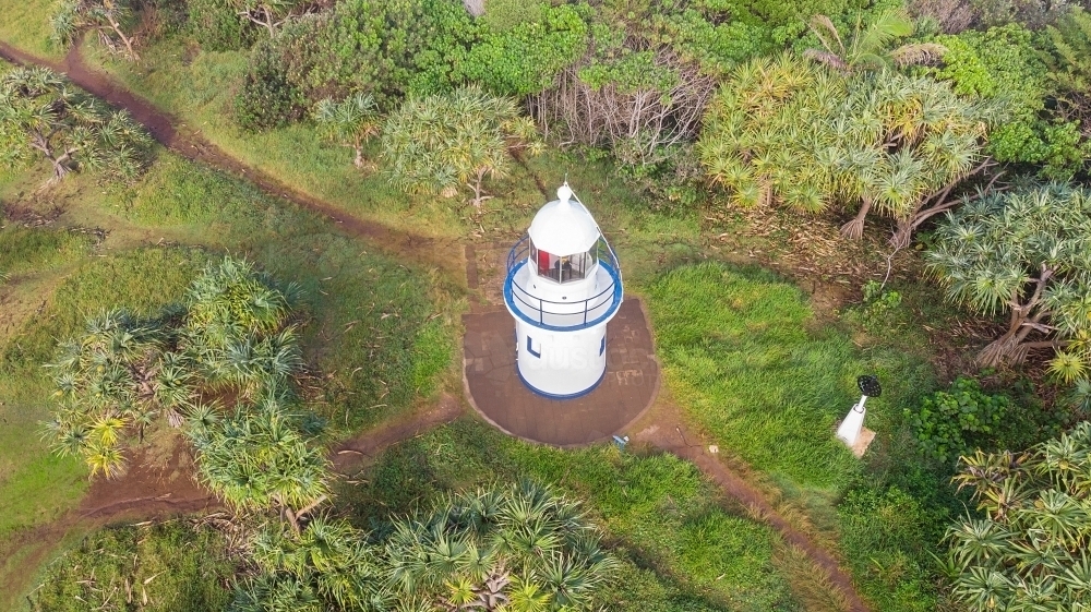 Fingal Head Lighthouse - Australian Stock Image