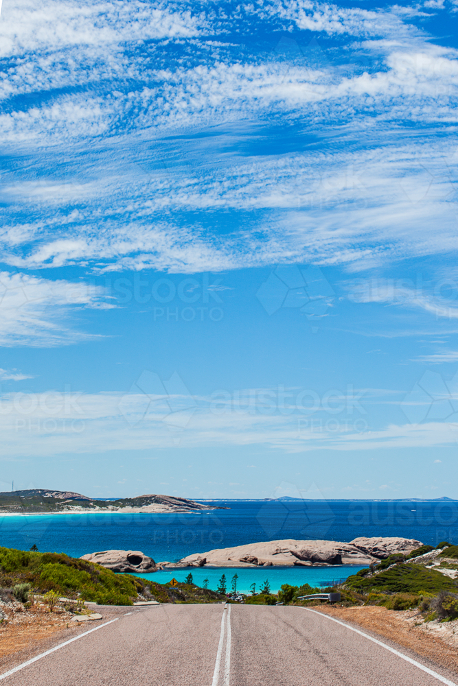 First sighting of Twilight Cove Esperance Western Australia - Australian Stock Image