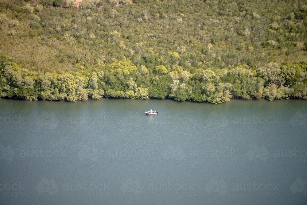 Image of Fishing on Elizabeth River, Darwin Austockphoto