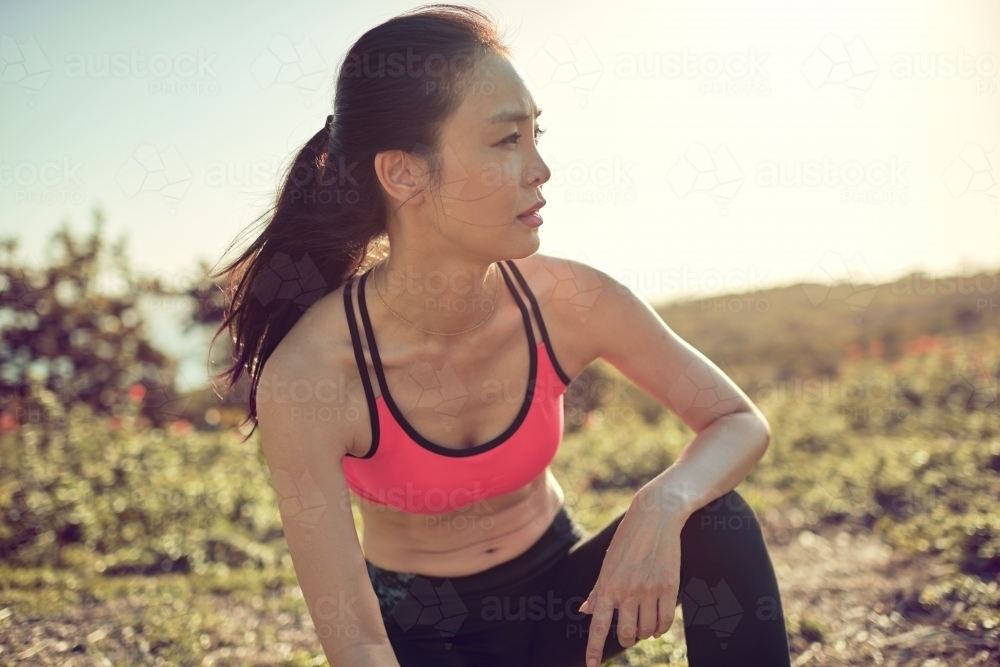 Fitness Morning Exercise - Australian Stock Image