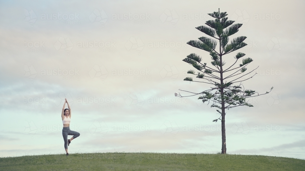 Fitness Morning Exercise - Australian Stock Image