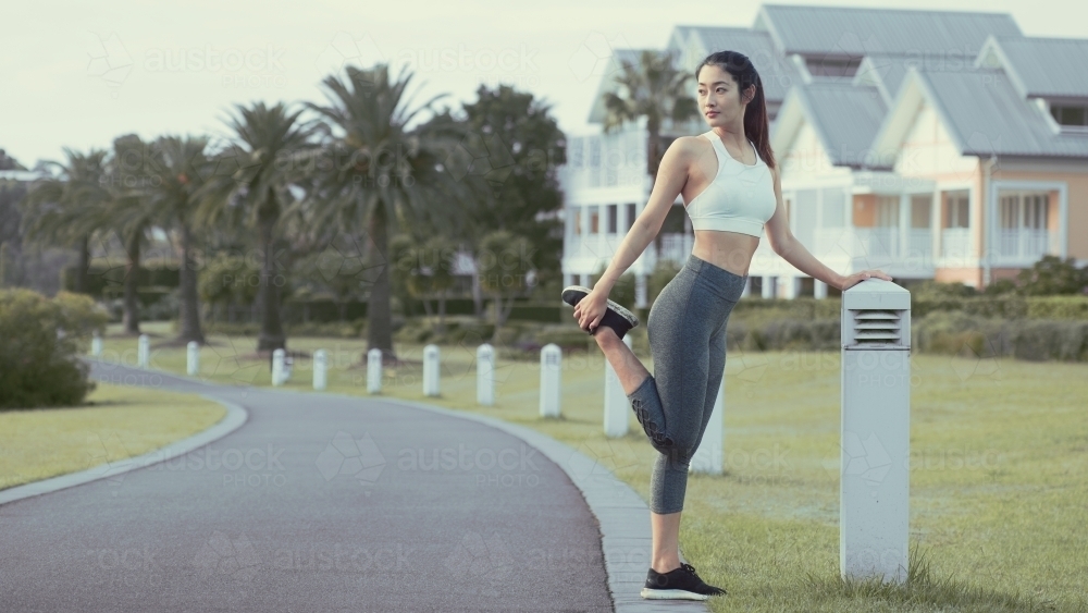 Fitness Morning Exercise - Australian Stock Image