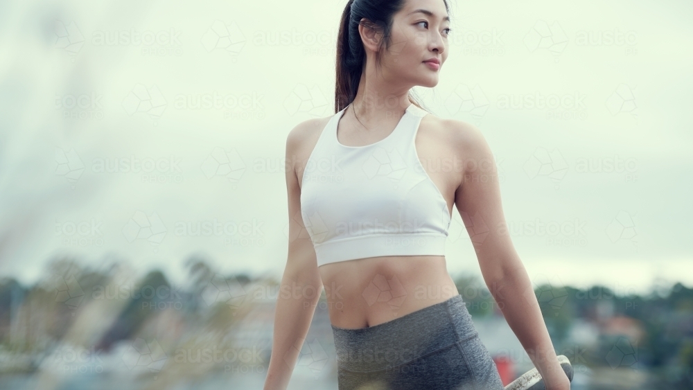 Fitness Morning Exercise - Australian Stock Image