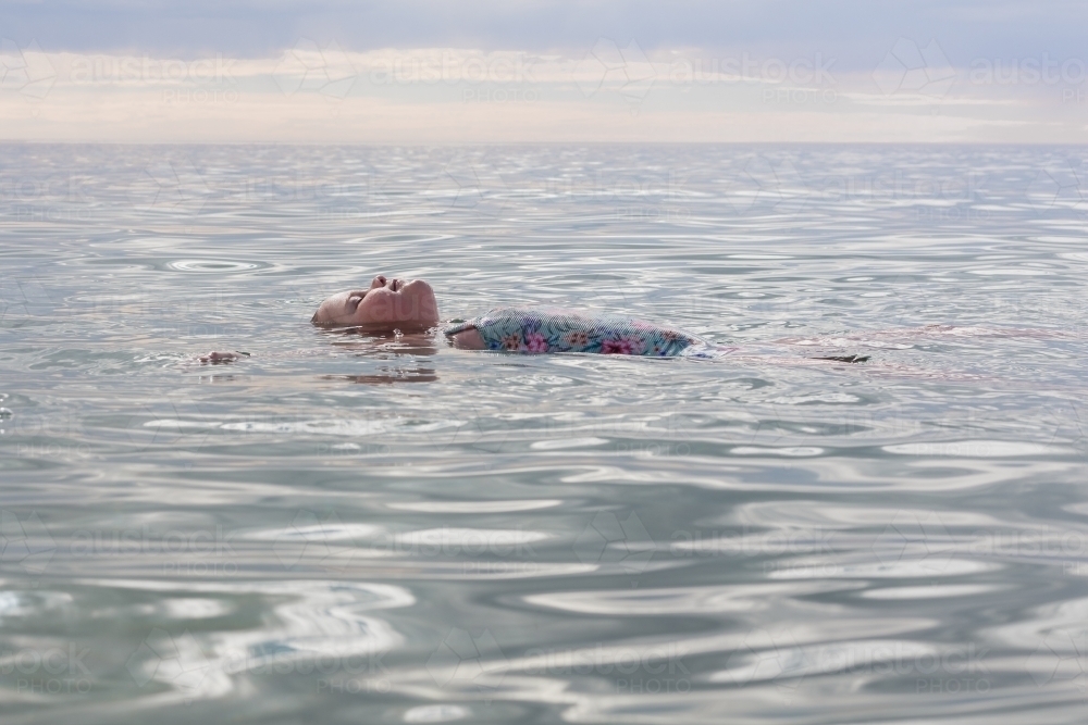 Floating - Australian Stock Image