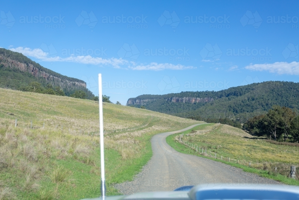 four wheel drive tracks - Australian Stock Image