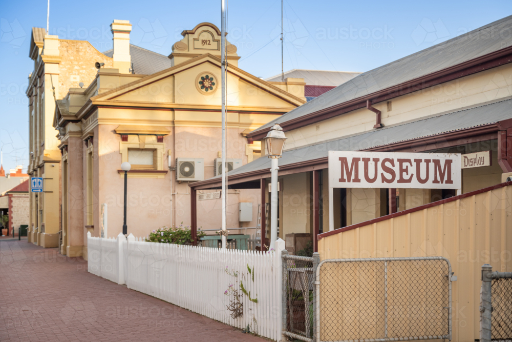 Franklin Harbour museum, Cowell - Australian Stock Image