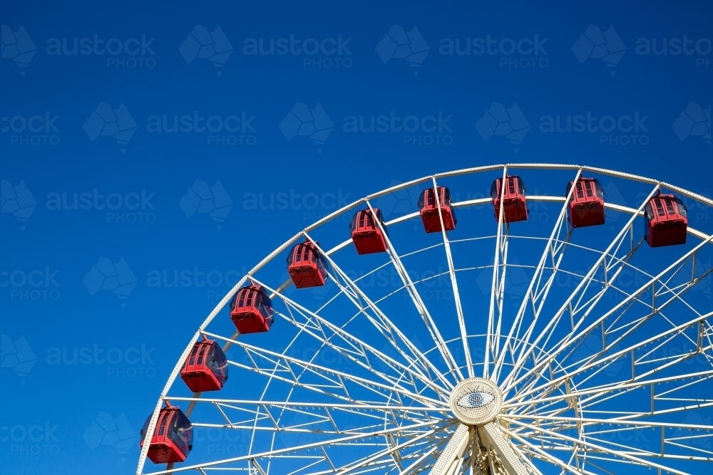Fremantle ferris wheel amusement ride. - Australian Stock Image