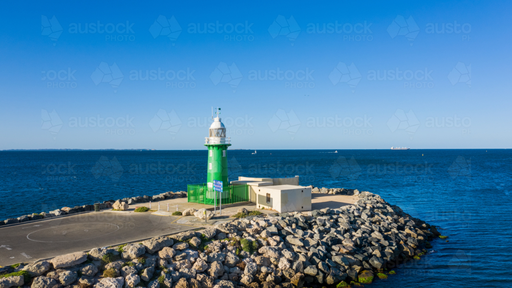 Fremantle Lighthouse - Australian Stock Image