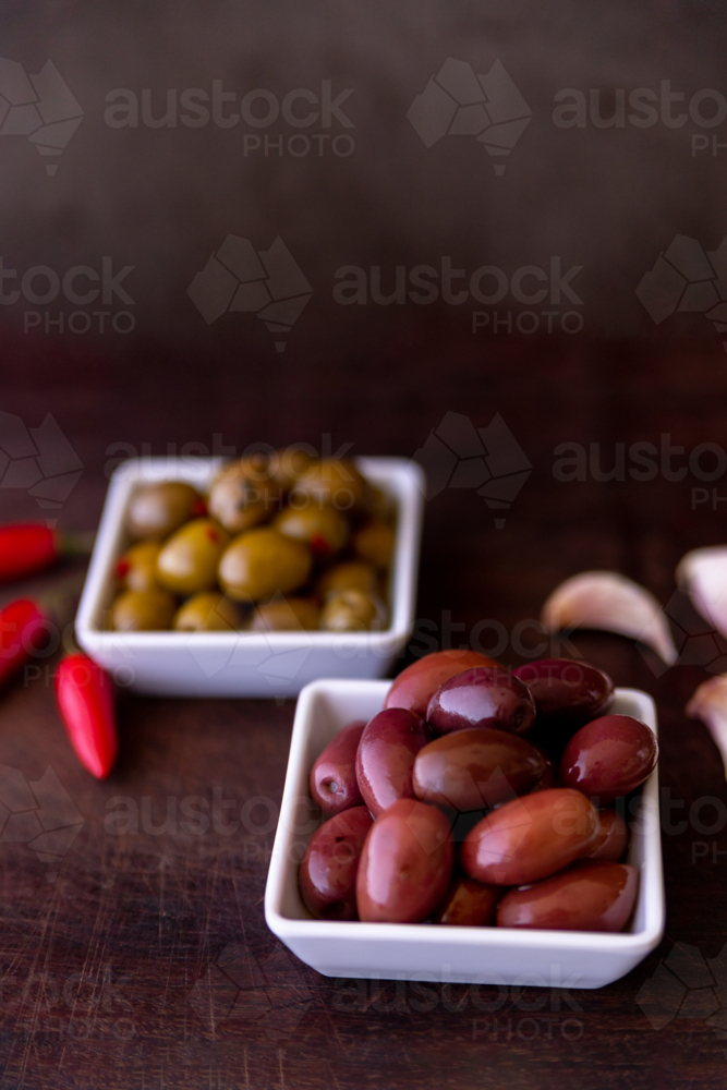 Fresh olives - Australian Stock Image