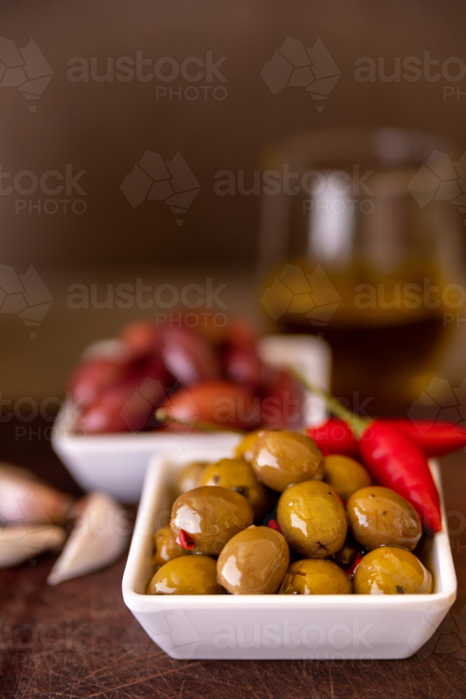 Fresh olives - Australian Stock Image