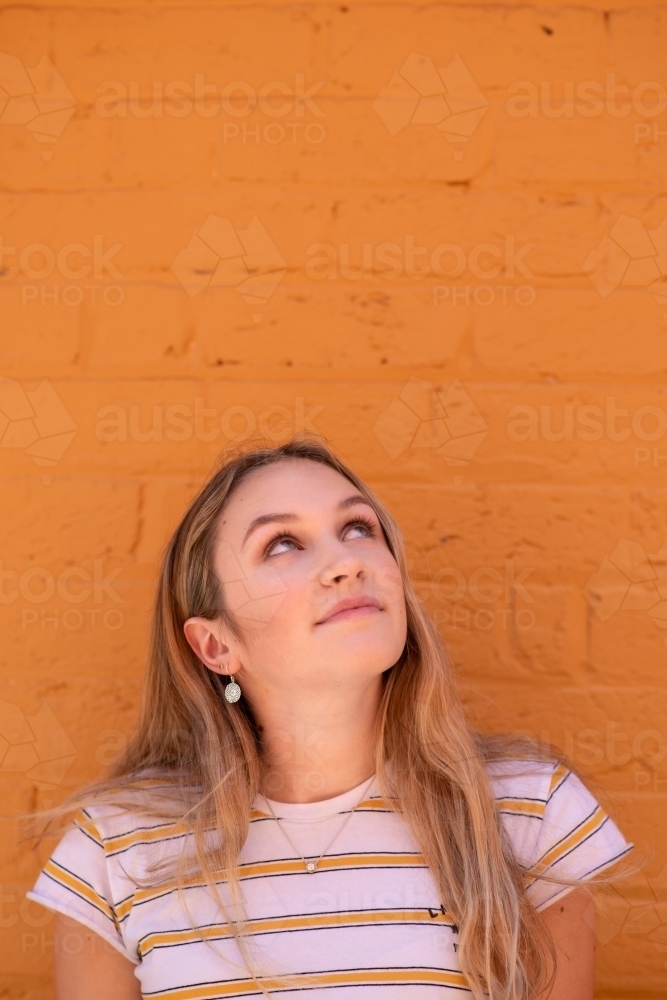 fun portrait of teenager - Australian Stock Image