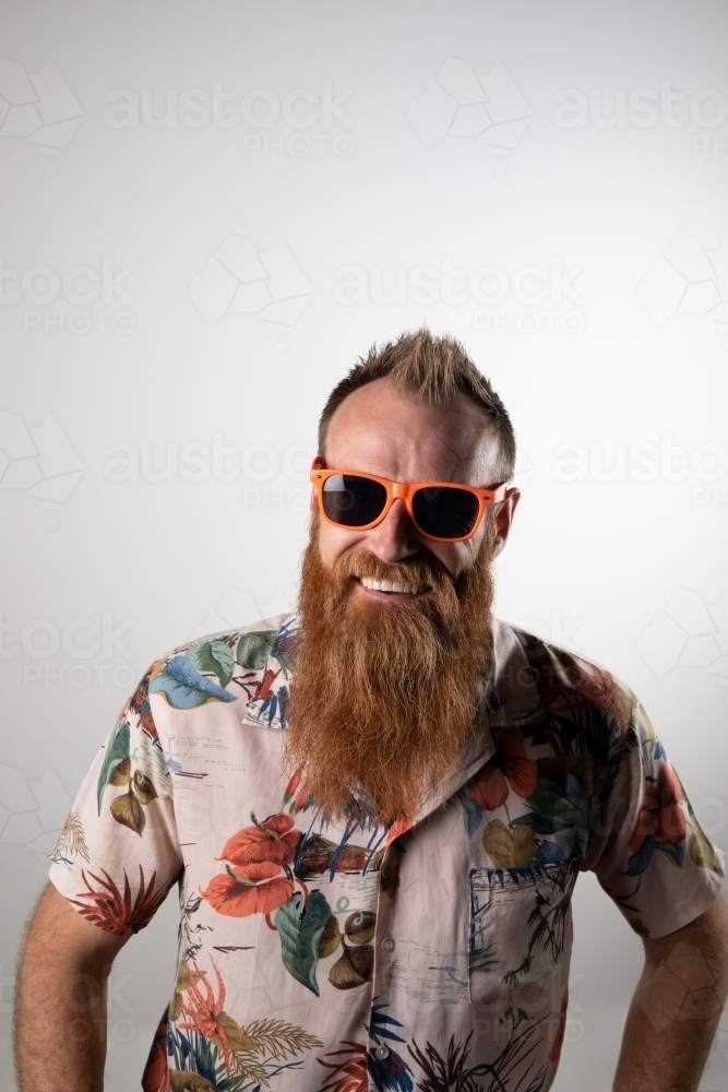 Man Funky Image of Funky man posing for photographs - Austockphoto
