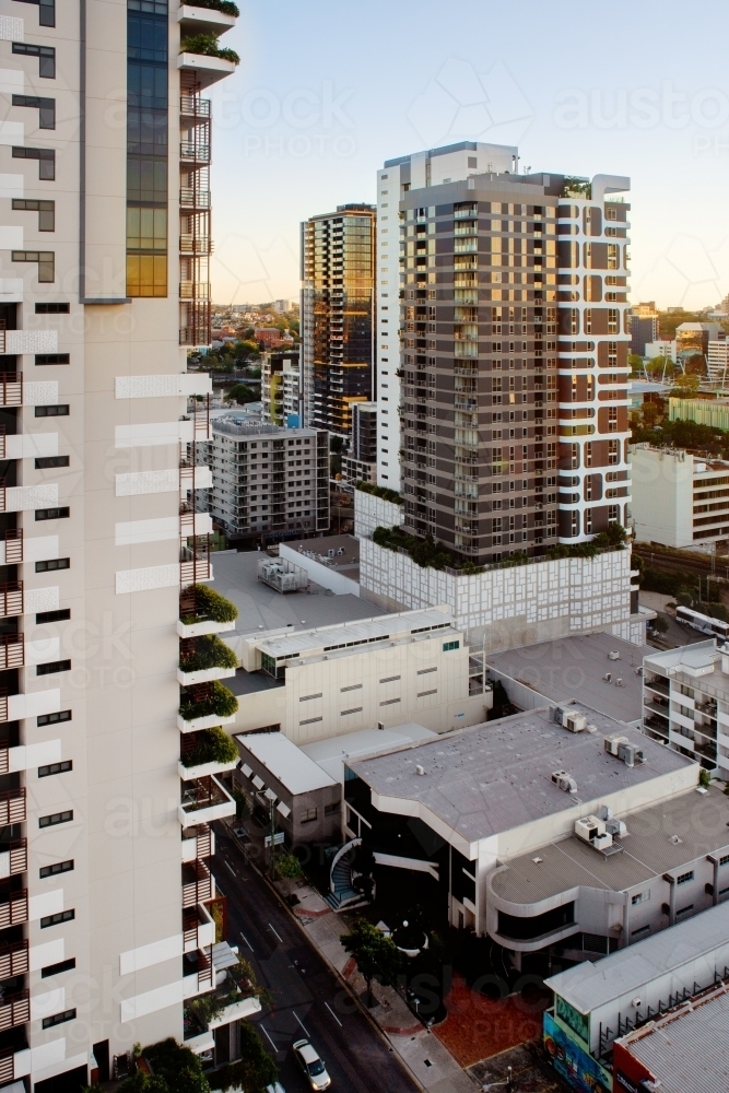 generic apartment buildings - Australian Stock Image