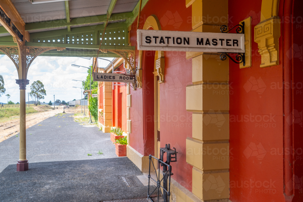 Glen Innes Railway Station in northern NSW - Australian Stock Image