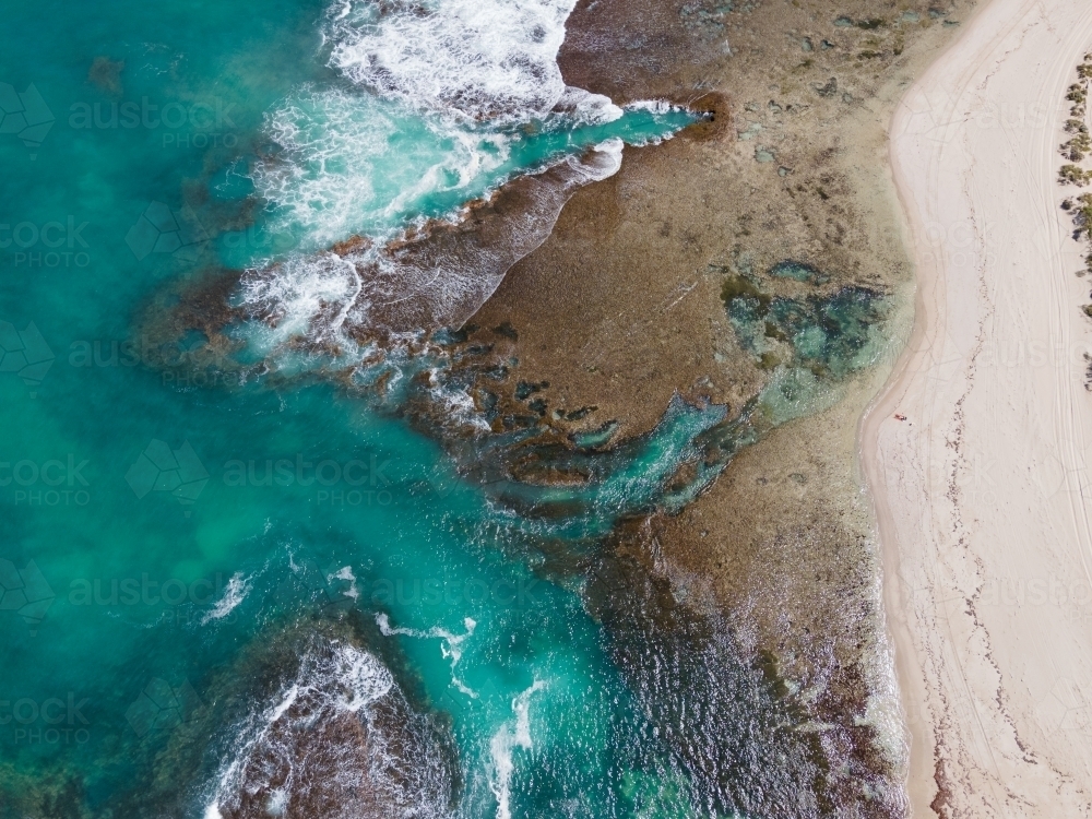 Glenfield Beach - Australian Stock Image