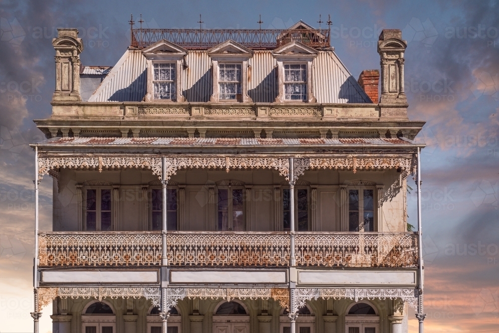 Grand old gold rush era architecture - Australian Stock Image